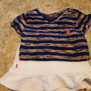 2 PC polo girls outfit